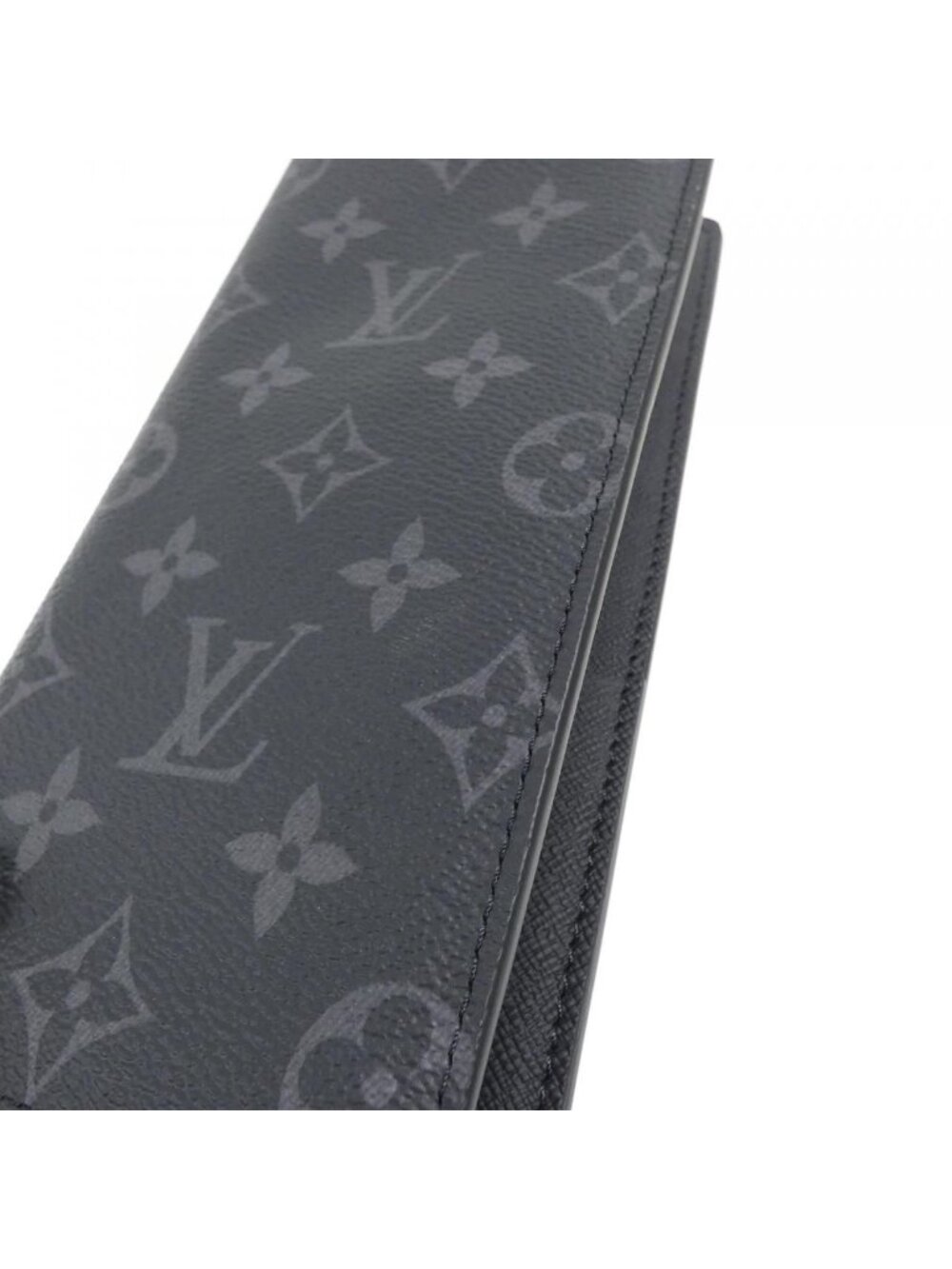 Louis Vuitton Monogram Eclipse Portefeuille Brazza Wallet - Picture 2 of 5